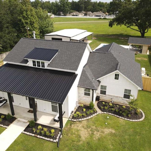 Gallery Drone Shot newly installed fence